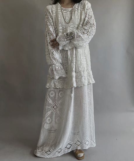 【RE;CIRCLE】 RE Crochet Lace One-piece / 230504-002