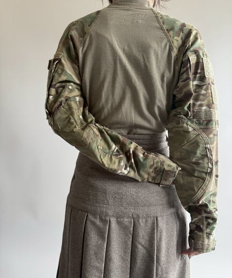 【USED】 Military Camo L/S Top /250412-036
