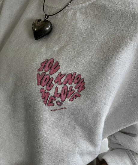 【USED】GILDAN YOU KNOW YOU LOVE ME Sweat Top /241019-004