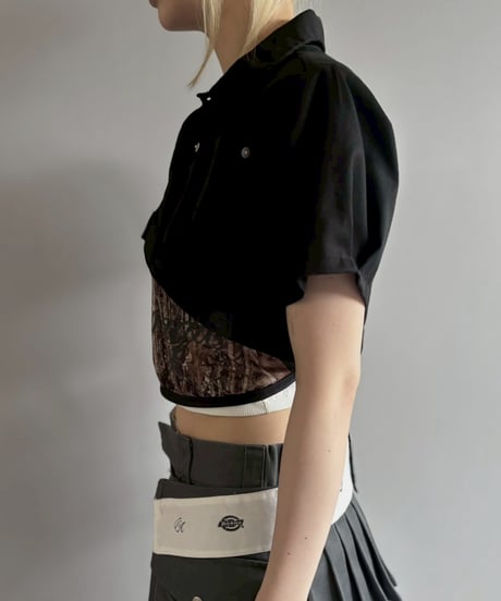【Chinatsu Aoyama】 RE Makers Shirt Black / 260702-022