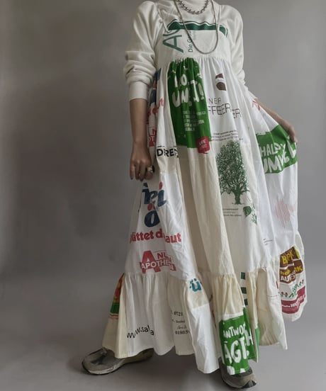【RE;CIRCLE】RE Eco-Friendly Bag Camisole Long One-piece / 230427-010