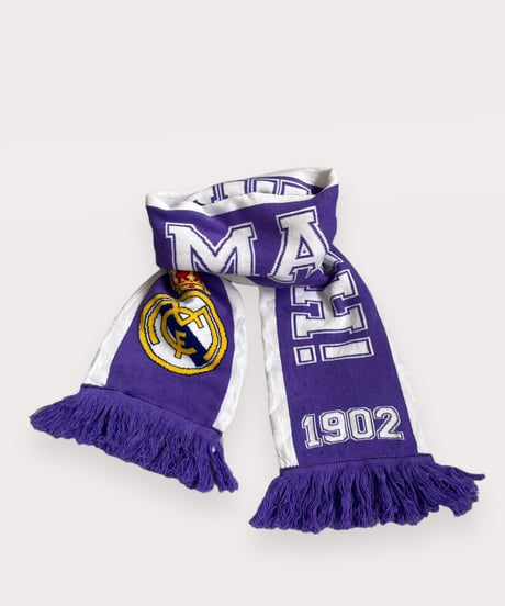 【USED】 Knit Soccer Muffler REAL MADRID / 240108-012
