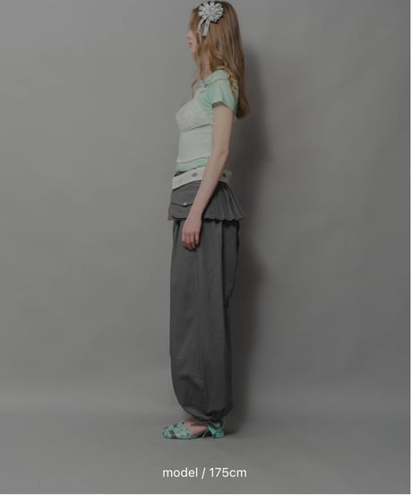 【再受注販売】 Chinatsu Aoyama×Dickies®︎ The Makers Pants Set Charcoal / 260605-002