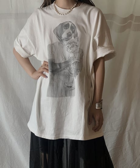 【USED】S/S T-shirt DOG⑩/210604-023