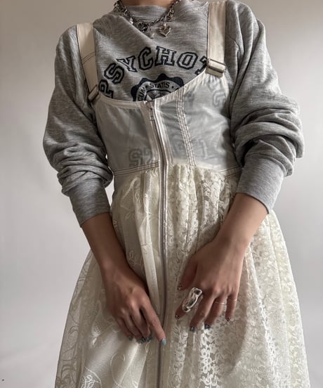 【RE;CIRCLE】 Re Parachute Lace Jump Skirt/ 250320-002