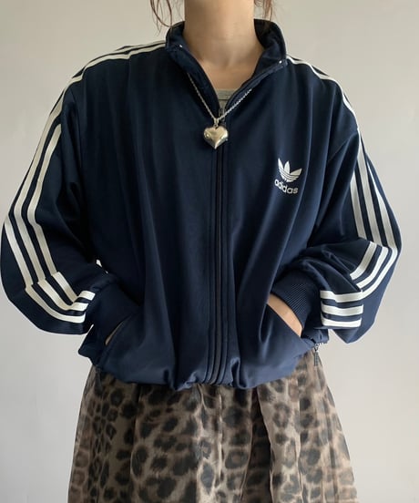 【USED】   80~90's adidas Jersey Top /241116-008