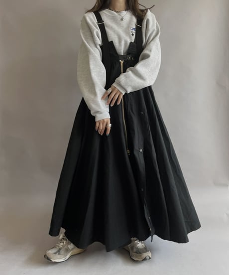 【2026SS最終 / RE;CIRCLE】 RE U.S Military Rebuild 2way One-piece (Black)/ ARMY-02
