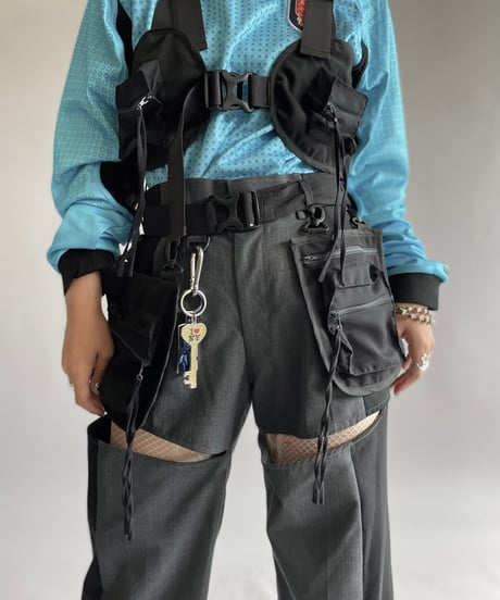 【RE;CIRCLE】 Re Suit Waist Belt Bag/ 241003-025