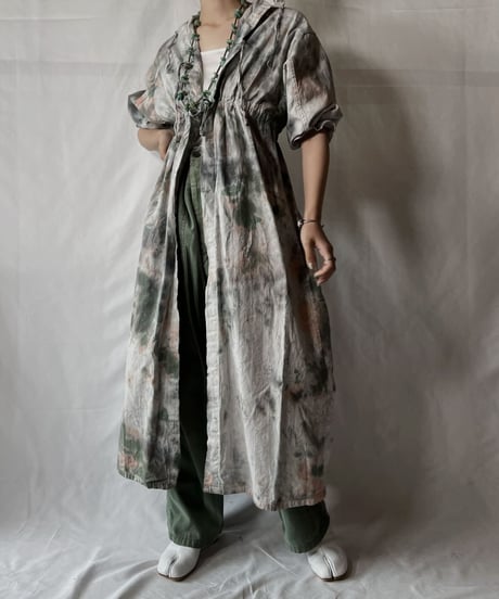 【RE;CIRCLE】  RE Tie-dyed Medical S/S Gown③/20210819-037