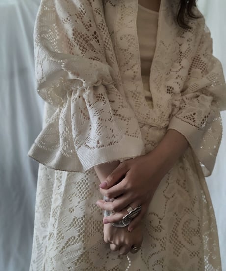 【RE;CIRCLE】 RE Lace L/S Open Front One-piece②/210611-030