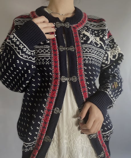 【USED】 DALE OF NORWAY Knit Cardigan / 221224-022
