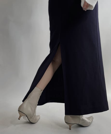 【USED】 Wool Mix N/S One-piece / 220409-028