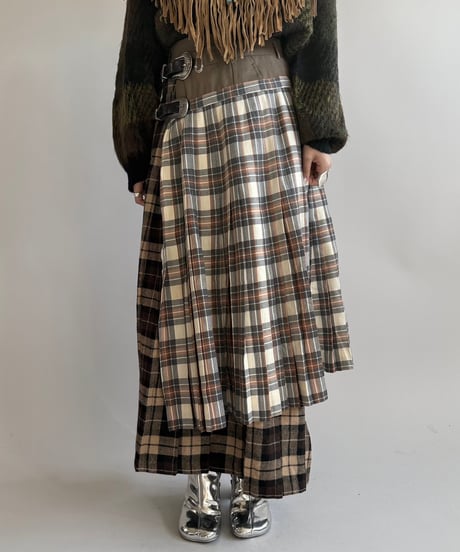 【RE;CIRCLE】 RE Kilt Long Skirt / 250102-016