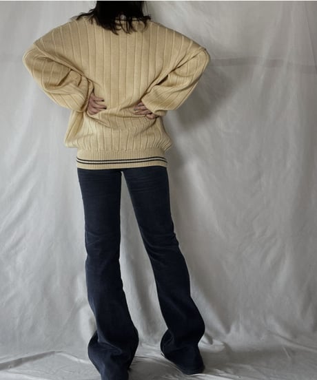 【USED】 Acrylic L/S Knit/ 220120-039