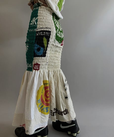 【RE;CIRCLE】RE Eco-Friendly Bag Shirring Skirt/ 230828-010