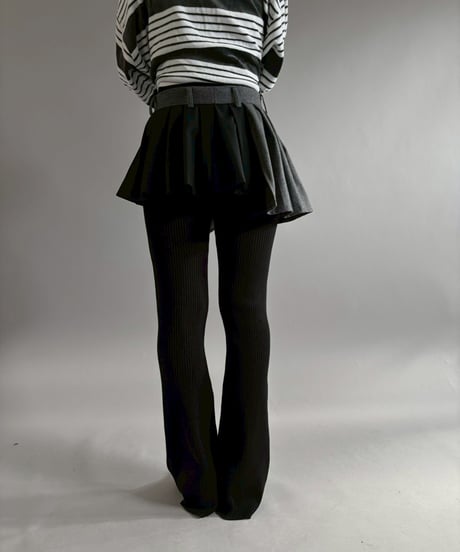 【RE;CIRCLE】 RE Suit Wrap Skirt Mini / 260129-013