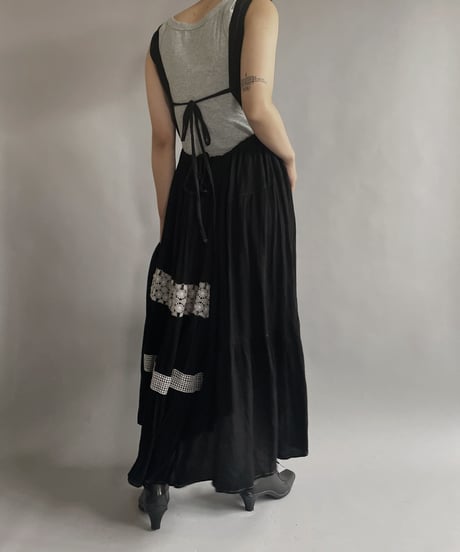 【RE;CIRCLE】 RE Sleeveless One-piece Black&White / 220901-017