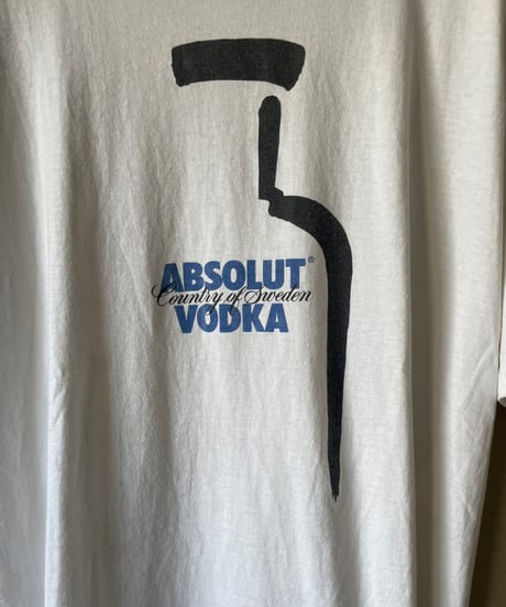 【USED】 Made in USA ABSOLUT VODKA S/S T-Shirts / 230805-014