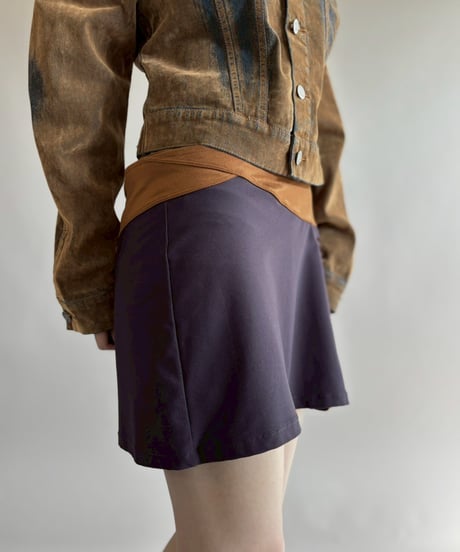 【USED】 Nike Cutting Design Mini Skirt/260314-021