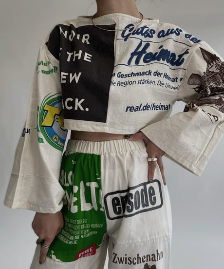 【RE;CIRCLE】 RE Eco-Friendly Bag Short Top / 220825-007
