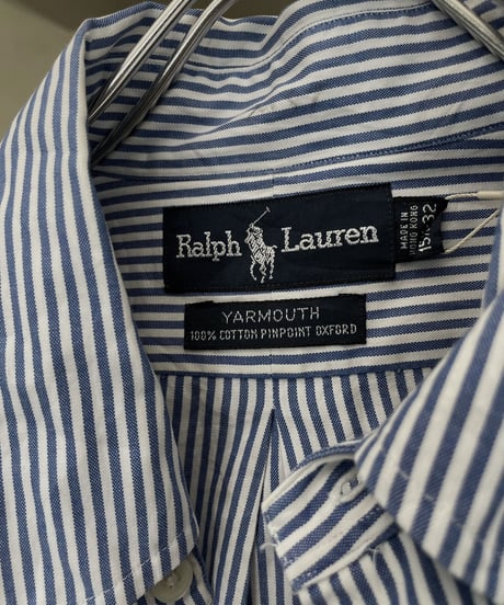 【USED】 Polo Ralph Lauren Striped Shirt / 220820-008