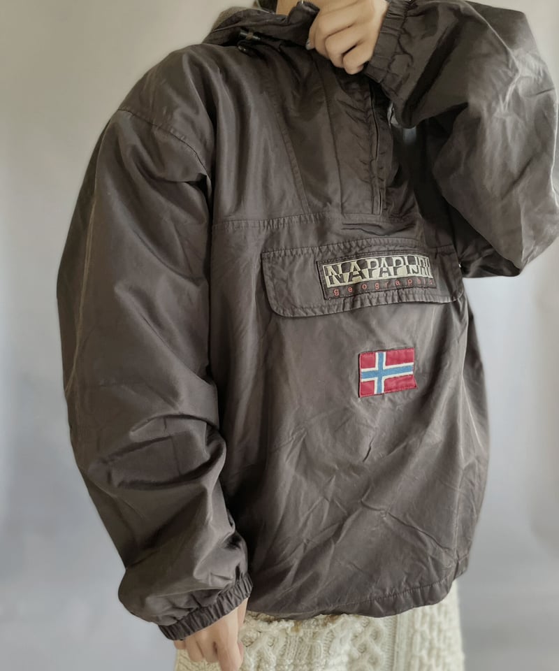 NAPAPIJRI グレー アノラックジャケット NAPAPIJRI ナパピリ