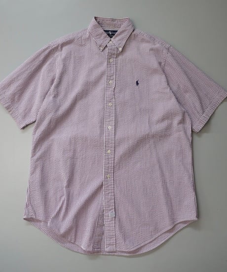 【USED】 Polo Ralph Lauren Ripped Cotton Shirt / 220613-003