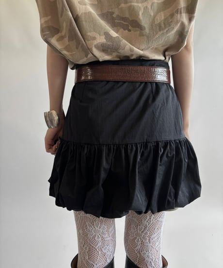 【USED】 Balloon Mini Skirt/250927-021
