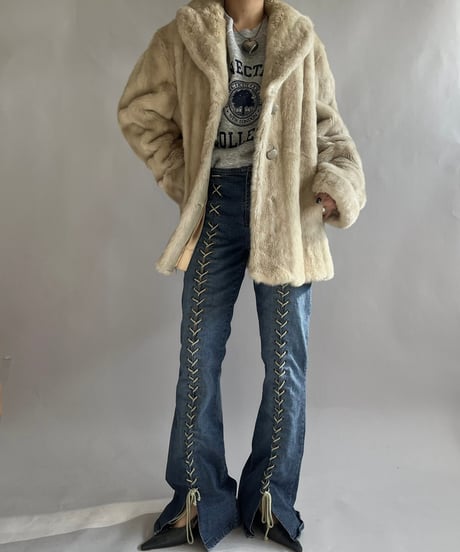 【USED】 MINCARA Fake Fur Jacket /241221-006