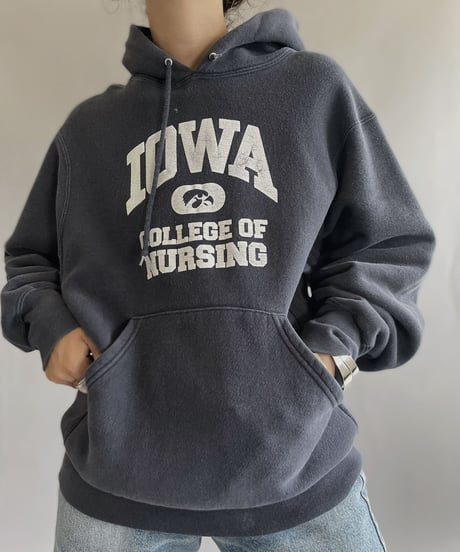 【USED】  'IOWA College of Nursing' Hoodie / 220917-008