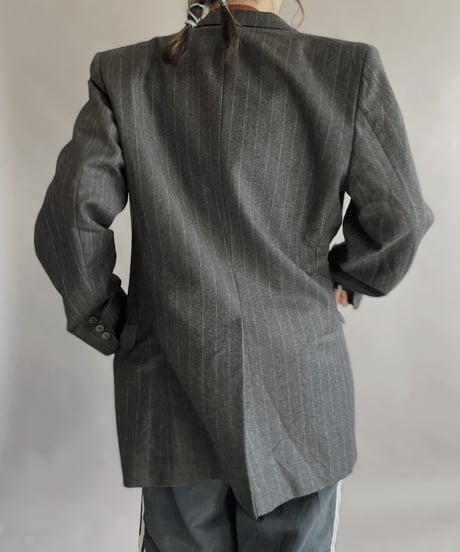 【USED】 Yves Saint Laurent Striped Blazer / 230114-019
