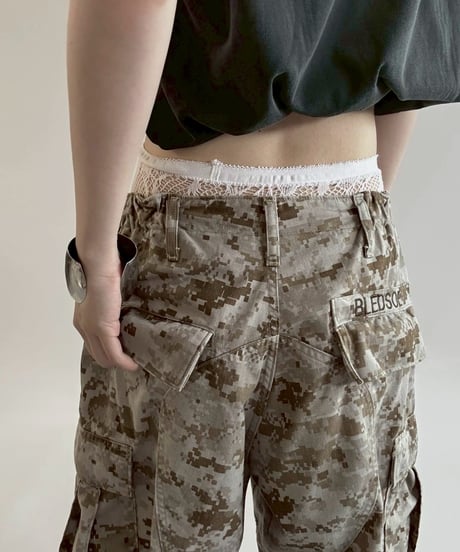 【USED】 Cutoff Military Shorts / 250621-011