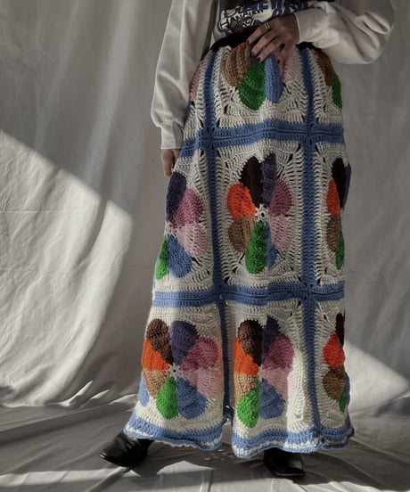 【RE;CIRCLE】 RE Granny Long Skirt⑧/211216-049