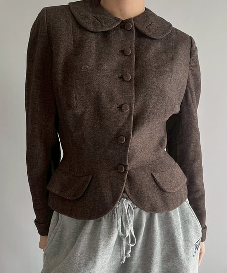 【USED】 Round Collar Jacket / 251108-001
