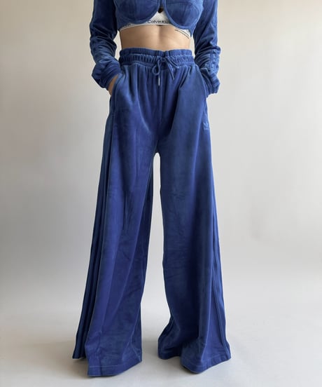 【USED】  Dead Stock adidas × Jeremy Scott velour Pants  /250322-012