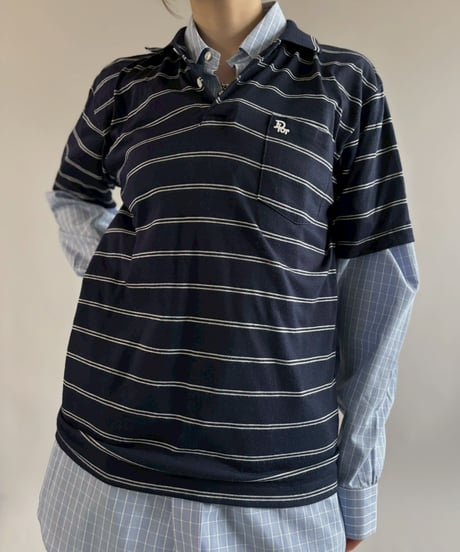【USED】 Christian Dior H/S Knit Polo Shirt / 260321-008