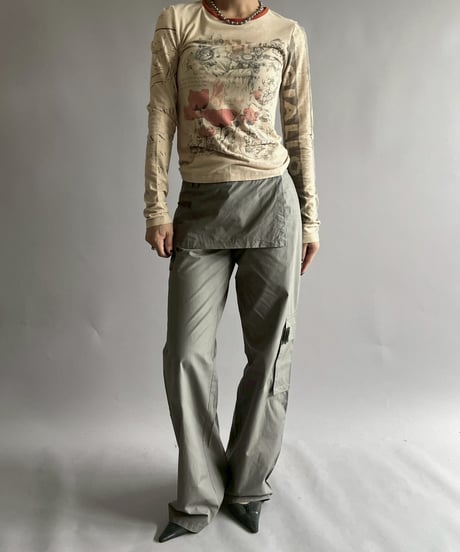 【USED】  Cop.Copine Layered Design Pants / 251014-033