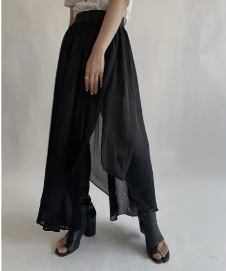 【USED】 Poly Long Skirt / 220611-015