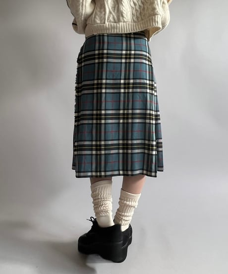 【USED】 Made in Scotland Kilt Skirt /250213-012