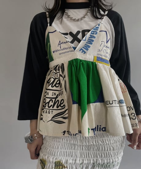 【RE;CIRCLE】RE Eco-Friendly Bag Camisole Bustier / 230622-029