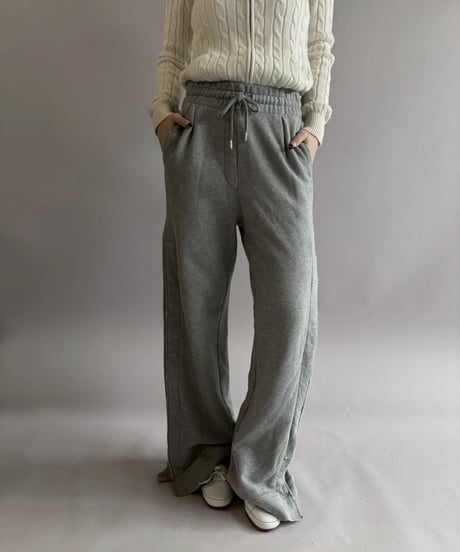【USED】 DRIES VAN NOTEN Slit Sweat Pants /260328-018