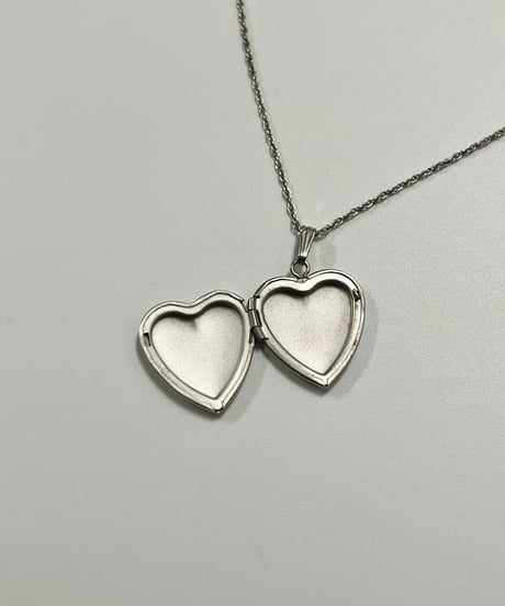 【USED】 Italy Silver925 Heart Necklace /241026-042