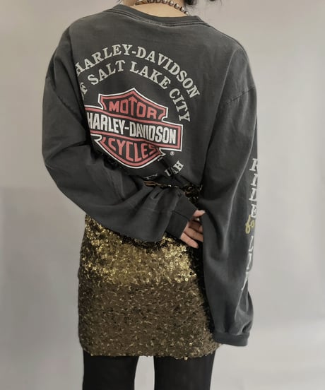 【USED】  HARLEY DAVIDSON L/S T-shirt / 230430-010