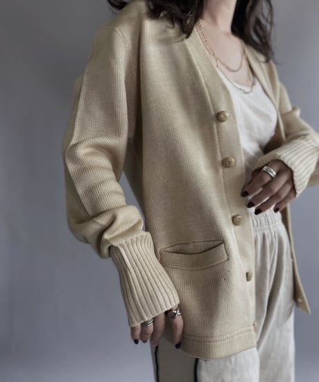【USED】  Lettered Cardigan / 221105-011
