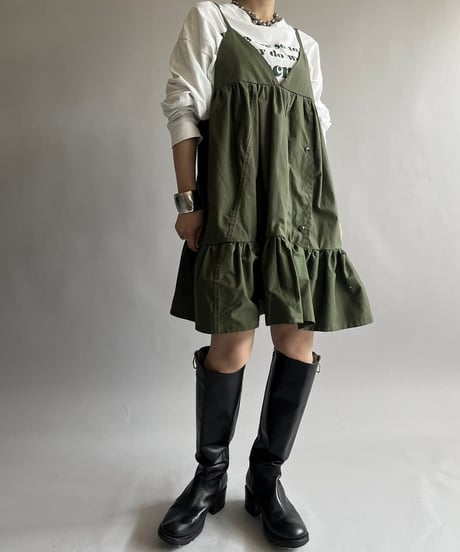 【RE;CIRCLE】 RE ARMY Back Lace Up Camisole / 250508-004