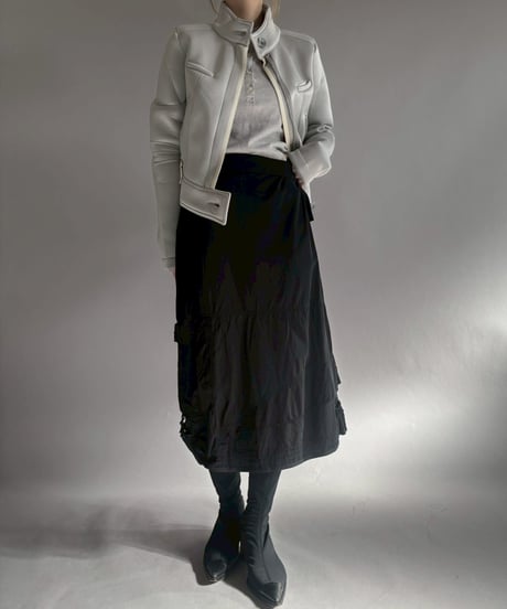 【USED】 Cop.Copine Nylon Cargo Pocket Design Skirt / 260131-021