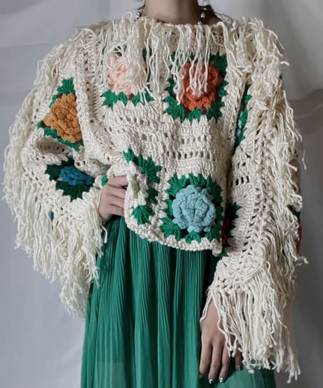 【RE;CIRCLE】 RE Granny Knit L/S Top/210917-001