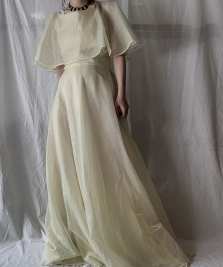 【USED】 Dot Patterned See-through N/S Dress/210714-032