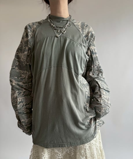 【USED】 Military Camo L/S Top /250412-035