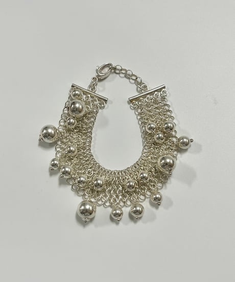 【USED】  Italy Silver 925 Pearl Bracelet / 241026-039